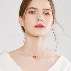 合金エナメル20枚の花びらの花コネクタチャーム5個  クリスタルラインストーン付き  ライトゴールド  ピンク  18.5x14.5x2.5mm  穴：1.6mm&nbsp;FIND-YW0009-33A
