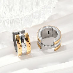 Creolen aus 304 Edelstahl mit Poliereffekt&nbsp;EJEW-M001-36GP-B