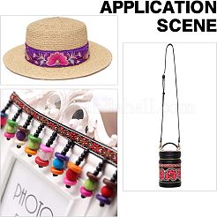 Вышивка лентами из поликоттона в этническом стиле OCOR-WH0072-03