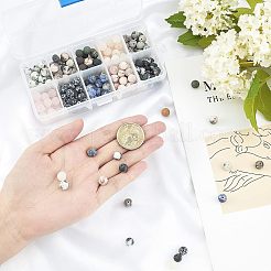 Бусины из натурального смешанного драгоценного камня G-NB0001-82