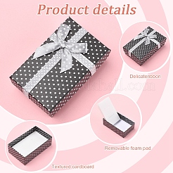 12 шт. 3-х цветные картонные бумажные коробки для набора украшений CBOX-FS0001-02