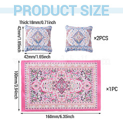 Mini tapis en nylon de style turc&nbsp;AJEW-TA0003-66D