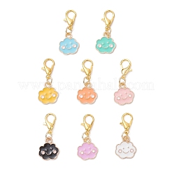 Подвесные украшения из эмалевого сплава в виде облака&nbsp;HJEW-JM04025