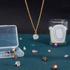 10 pieza de 5 colores rubí en zoisita y ágata gris y cristal de cuarzo y dijes de piedras preciosas de jade blanco y turquesa&nbsp;G-SC0002-05