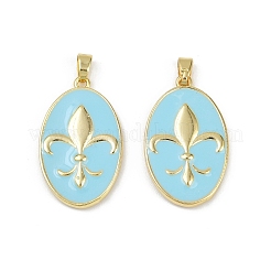 Латунь эмаль подвески&nbsp;KK-R226-09G