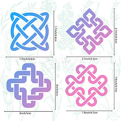 Трафареты для штампов из нержавеющей стали DIY-WH0238-074