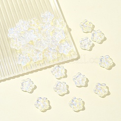 30 шт. Гальванические стеклянные бусины&nbsp;GLAA-FS0001-96