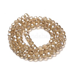 Perles en verre transparentes&nbsp;LS-EGLA-A035-T6mm-B16