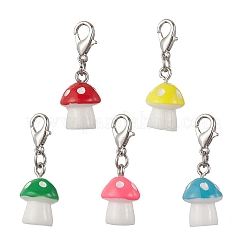 Пластиковый гриб подвеска украшение&nbsp;HJEW-JM03197