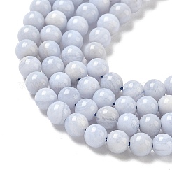 Класс аа натуральные синие кружевные бусины из агата&nbsp;G-F222-30-4mm