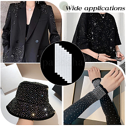 6 pezzo di strass in resina hotfix glitterata&nbsp;DIY-CY0002-66A