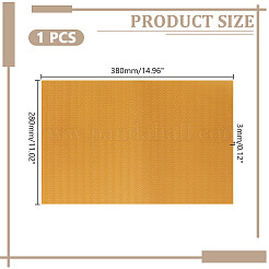 ゴム製滑り止め靴パッド  靴修理用品  長方形  ナバホホワイト  380x280x3mm&nbsp;FIND-WH0148-754B-03