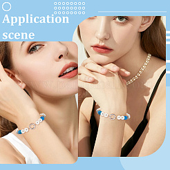 2 шт. 925 кольца-пружинки из стерлингового серебра STER-SC0001-53