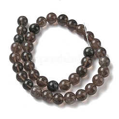 Натуральные ледяные обсидиановые бусинки G-P590-A03-10mm-01