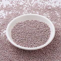 MIYUKIラウンドロカイユビーズ  日本製シードビーズ  11/0  （rr1086)亜鉛メッキブラッシュ  11/0  2x1.3mm  穴：0.8mm  約50000個/ポンド&nbsp;SEED-G007-RR1086