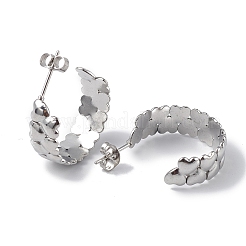 Серьги-гвоздики в форме сердца из нержавеющей стали 304&nbsp;EJEW-I284-01P