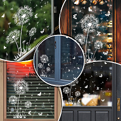 Водостойкие ПВХ оконные пленки клейкие наклейки&nbsp;DIY-WH0430-945