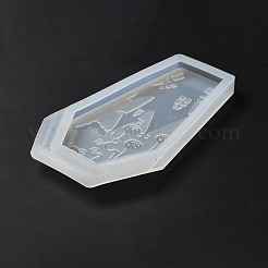 Kit de moldes de silicona para caja de almacenamiento con 3 compartimentos en forma de ataúd diy&nbsp;DIY-E044-01