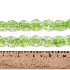 Бусы лэмпворк ручной работы LAMP-N028-04B