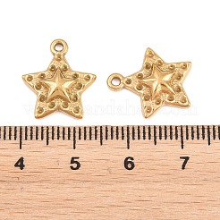Monturas de rhinestone de acero inoxidable 304 con forma de estrella&nbsp;STAS-F366-04G