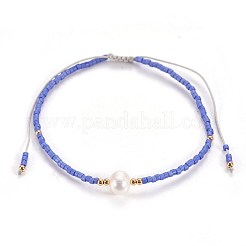 Нейлоновые нити плетеные браслеты из бисера BJEW-E360-03