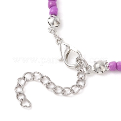 Choker-Halsketten mit 3 mm großen&nbsp;NJEW-JN05877