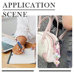 15шт 3 цвета непрозрачные акриловые бусины&nbsp;SACR-YW0001-82