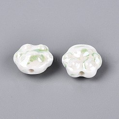 Perles en porcelaine manuelles&nbsp;PORC-N012-08B
