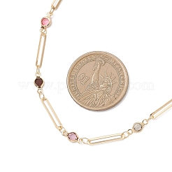 Овальные латунные цепочки для женщин&nbsp;NJEW-JN05742