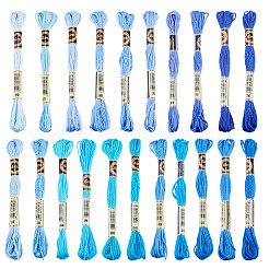 21 пачка ниток мулине из полиэстера 21 цветов OCOR-TA0002-86