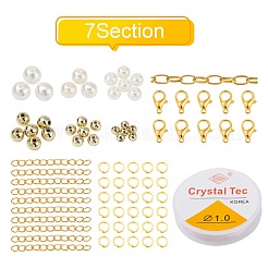 Bausatz für Schmuckset aus runden Perlen zum Selbermachen&nbsp;DIY-YW0004-45G