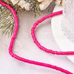 Синтетических нитей бирюзовые бусы&nbsp;X-TURQ-G110-4x2mm-04