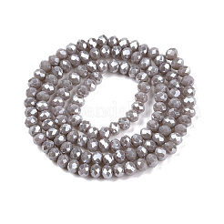 Стеклянные бусины с гальваническим покрытием &nbsp;LS-EGLA-A044-P3mm-A10