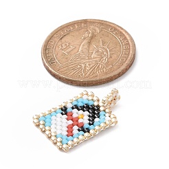 Рождественская тема ручной работы Миюки японский семенной ткацкий станок узор бисер PALLOY-MZ00060-03