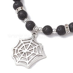 6шт. браслеты из сплава с подвесками на Хэллоуин&nbsp;BJEW-JB12099