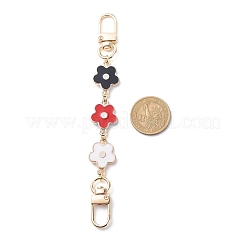 Кошелек с цветочным пластиком и эмалью на короткой цепочке&nbsp;FIND-JF00100-02