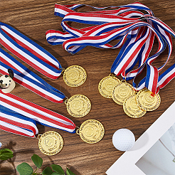 8шт. медаль из сплава AJEW-DC0001-82