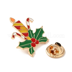クリスマスシリーズ ゴールデンアオリーブローチ  エナメルピン  そり  27x25x2mm&nbsp;JEWB-U004-01B