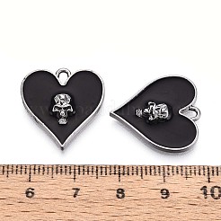 Подвески из сплава хэллоуина с эмалью PALLOY-T094-04