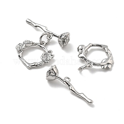 Латуни Переключить застежками&nbsp;X-KK-B129-20P