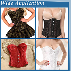4 пара 2 стилей корсета из железа и нержавеющей стали 201 FIND-BC0004-84