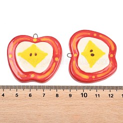 Handgemachte Porzellan-Anhänger&nbsp;PORC-T136-05B