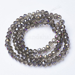 Гальванизируйте прозрачное стекло бисер нитей&nbsp;EGLA-A034-T2mm-F11