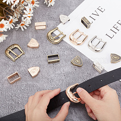 6 комплект из 3-х цветных пряжек для ремней из сплава FIND-WR0011-10