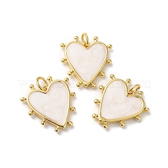 Подвески из латуни с эмалью в стойку X-KK-D074-03G-03