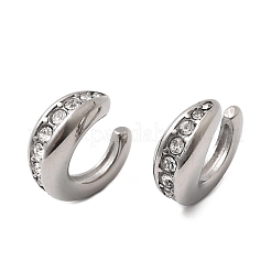 Strass-Ohrringe aus Edelstahl 304 für Damen&nbsp;EJEW-A165-01P