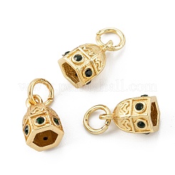 Латунные микро проложить кубического циркония подвески ZIRC-P088-03G