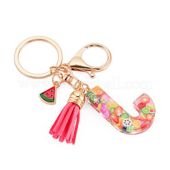 Portachiavi in resina con lettere della serie Fruit&nbsp;KEYC-TAC0033-02J