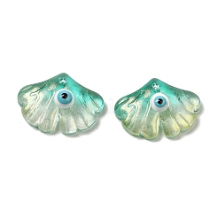 Прозрачное стекло с эмалевыми подвесками GLAA-G108-02