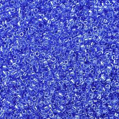 MIYUKIデリカビーズ  シリンダー  日本製シードビーズ  11/0  （db1230)透明な紺luの光沢  1.3x1.6mm  穴：0.8mm  約2000PCS /ボトル  10 G /ボトル&nbsp;SEED-JP0008-DB1230